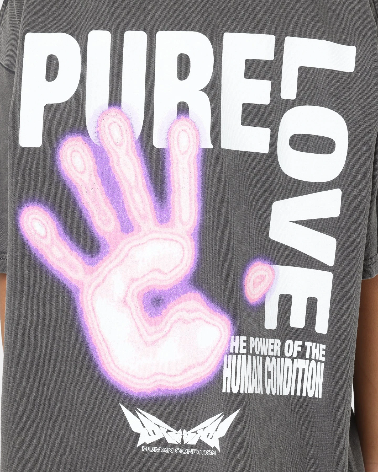 Loiter Human Condition Vintage T-Shirt Charcoal Loiter Human Condition Vintage T-Shirt Charcoal -Mitchell & Ness Shop 02038628 YC300 womens 0040