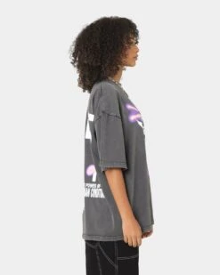 Loiter Human Condition Vintage T-Shirt Charcoal 6 Loiter Human Condition Vintage T-Shirt Charcoal -Mitchell & Ness Shop 02038628 YC300 womens 0050