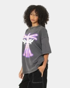 Loiter Human Condition Vintage T-Shirt Charcoal 7 Loiter Human Condition Vintage T-Shirt Charcoal -Mitchell & Ness Shop 02038628 YC300 womens 0060