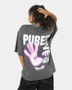 Loiter Human Condition Vintage T-Shirt Charcoal 8 Loiter Human Condition Vintage T-Shirt Charcoal -Mitchell & Ness Shop 02038628 YC300 womens 0070