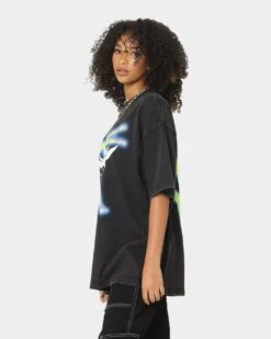 Loiter Human Condition Vintage T-Shirt Vintage Black -Mitchell & Ness Shop 02038628 YV009 womens 0060