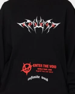 Loiter Infinite Void Hoodie Black 5 Loiter Infinite Void Hoodie Black -Mitchell & Ness Shop 02038807 YB001 womens 0040