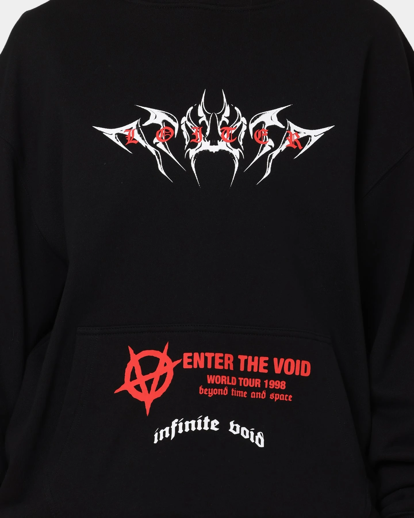 Loiter Infinite Void Hoodie Black Loiter Infinite Void Hoodie Black -Mitchell & Ness Shop 02038807 YB001 womens 0040
