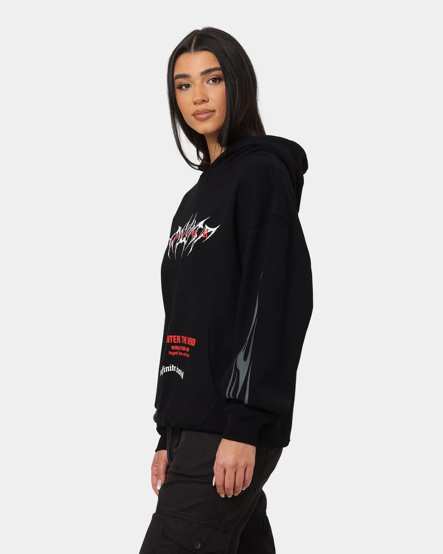 Loiter Infinite Void Hoodie Black Loiter Infinite Void Hoodie Black -Mitchell & Ness Shop 02038807 YB001 womens 0070