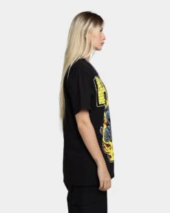 Rats Get Fat Rats Hellcat T-Shirt Black -Mitchell & Ness Shop 02038818 YB001 womens 050