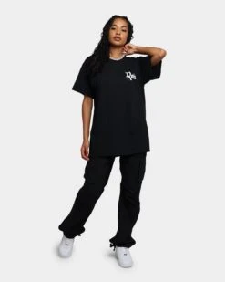 Rats Get Fat Rats Magic T-Shirt Black -Mitchell & Ness Shop 02038899 YB001 womens 0080