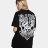 Rats Get Fat Rats Viking T-Shirt Black -Mitchell & Ness Shop 02038901 YB001 womens 010