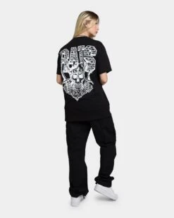 Rats Get Fat Rats Viking T-Shirt Black -Mitchell & Ness Shop 02038901 YB001 womens 020
