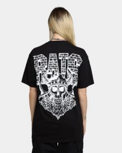 Rats Get Fat Rats Viking T-Shirt Black -Mitchell & Ness Shop 02038901 YB001 womens 040