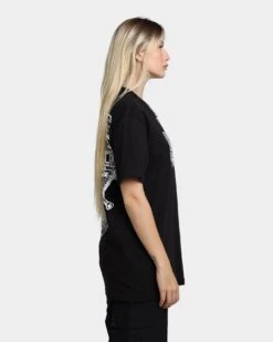 Rats Get Fat Rats Viking T-Shirt Black -Mitchell & Ness Shop 02038901 YB001 womens 050