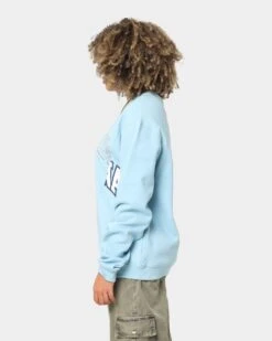 NCAA Women's UNC Tar Heels Vintage Split Crewneck Carolina Blue 7 NCAA Women's UNC Tar Heels Vintage Split Crewneck Carolina Blue -Mitchell & Ness Shop 02039020 YX187 womens 0060