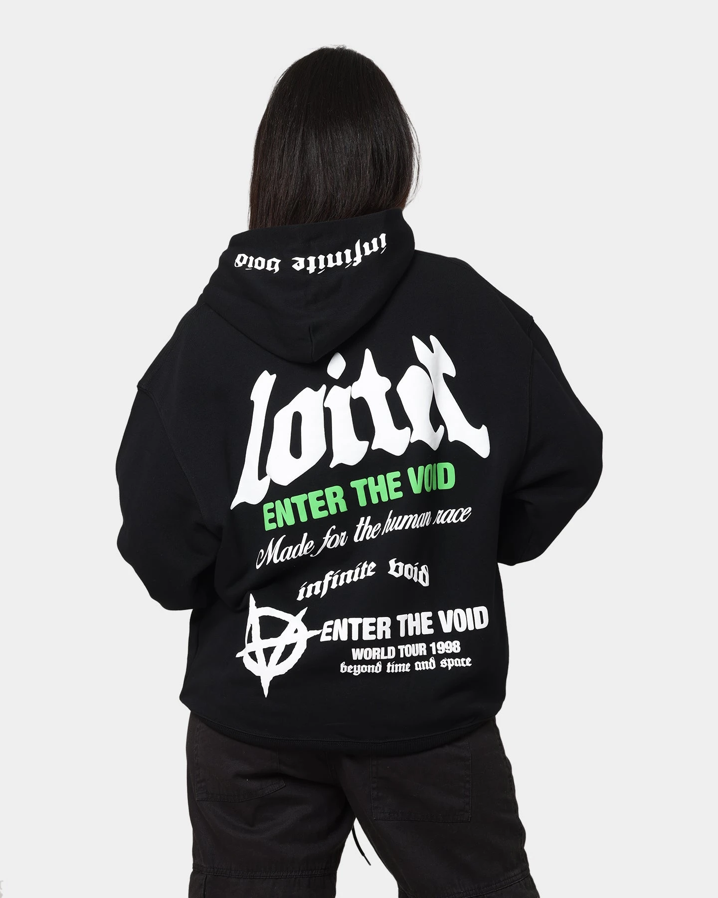 Loiter Void Multi Logo Hoodie Black/Multi Loiter Void Multi Logo Hoodie Black/Multi -Mitchell & Ness Shop 02039040 YB453 womens 0020