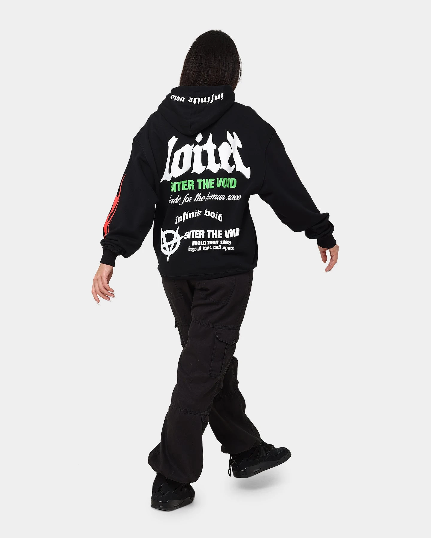 Loiter Void Multi Logo Hoodie Black/Multi Loiter Void Multi Logo Hoodie Black/Multi -Mitchell & Ness Shop 02039040 YB453 womens 0080