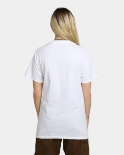 Rats Get Fat Brick T-Shirt White -Mitchell & Ness Shop 02039069 YW100 womens 040