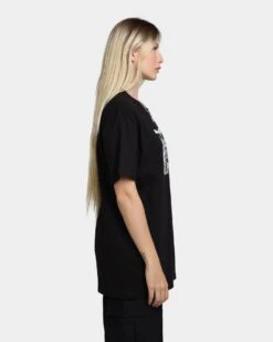 Rats Get Fat Eyes T-Shirt Black -Mitchell & Ness Shop 02039071 YB001 womens 050