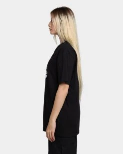 Rats Get Fat Eyes T-Shirt Black -Mitchell & Ness Shop 02039071 YB001 womens 060