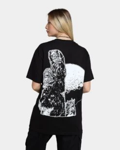 Rats Get Fat X Funeral French FF Reaper T-Shirt Black