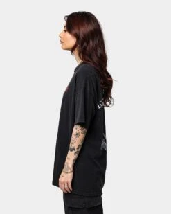 American Thrift X Annabelle Annabelle Vintage T-Shirt Black Wash -Mitchell & Ness Shop 02039104 YB295 womens 0060