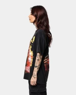 American Thrift X A Nightmare On Elm Street Never Sleep Vintage T-Shirt Vintage Black -Mitchell & Ness Shop 02039110 YV009 womens 0060