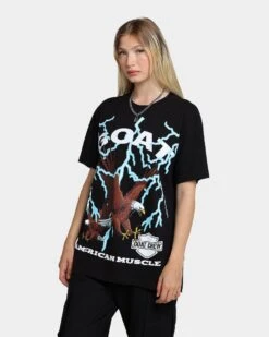 Goat Crew American T-Shirt Black