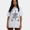 Rats Get Fat No Love T-Shirt White 2 Rats Get Fat No Love T-Shirt White -Mitchell & Ness Shop 02039128 YW100 womens 0010