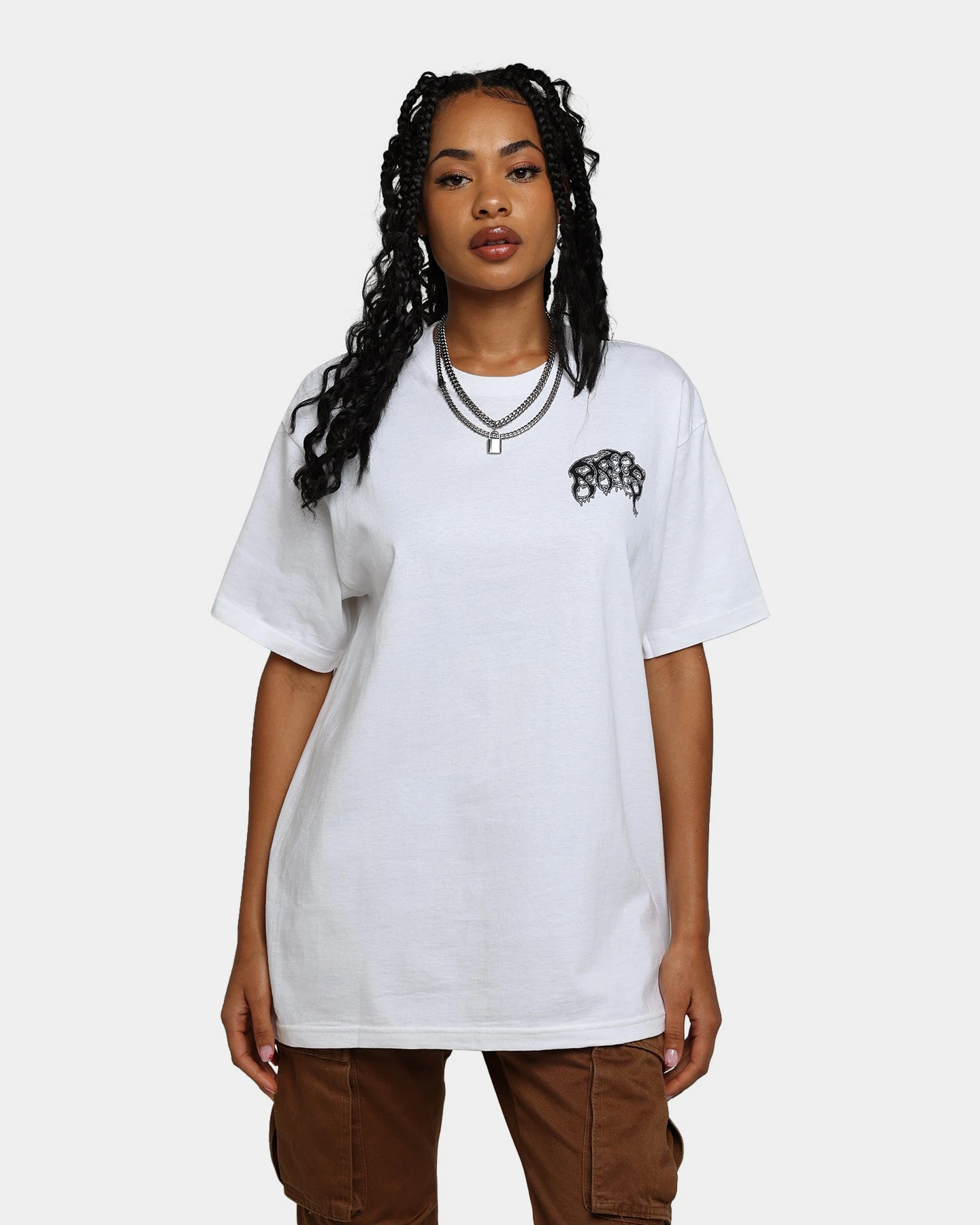 Rats Get Fat Rats Logo T-Shirt White Rats Get Fat Rats Logo T-Shirt White -Mitchell & Ness Shop 02039130 YW100 womens 0010