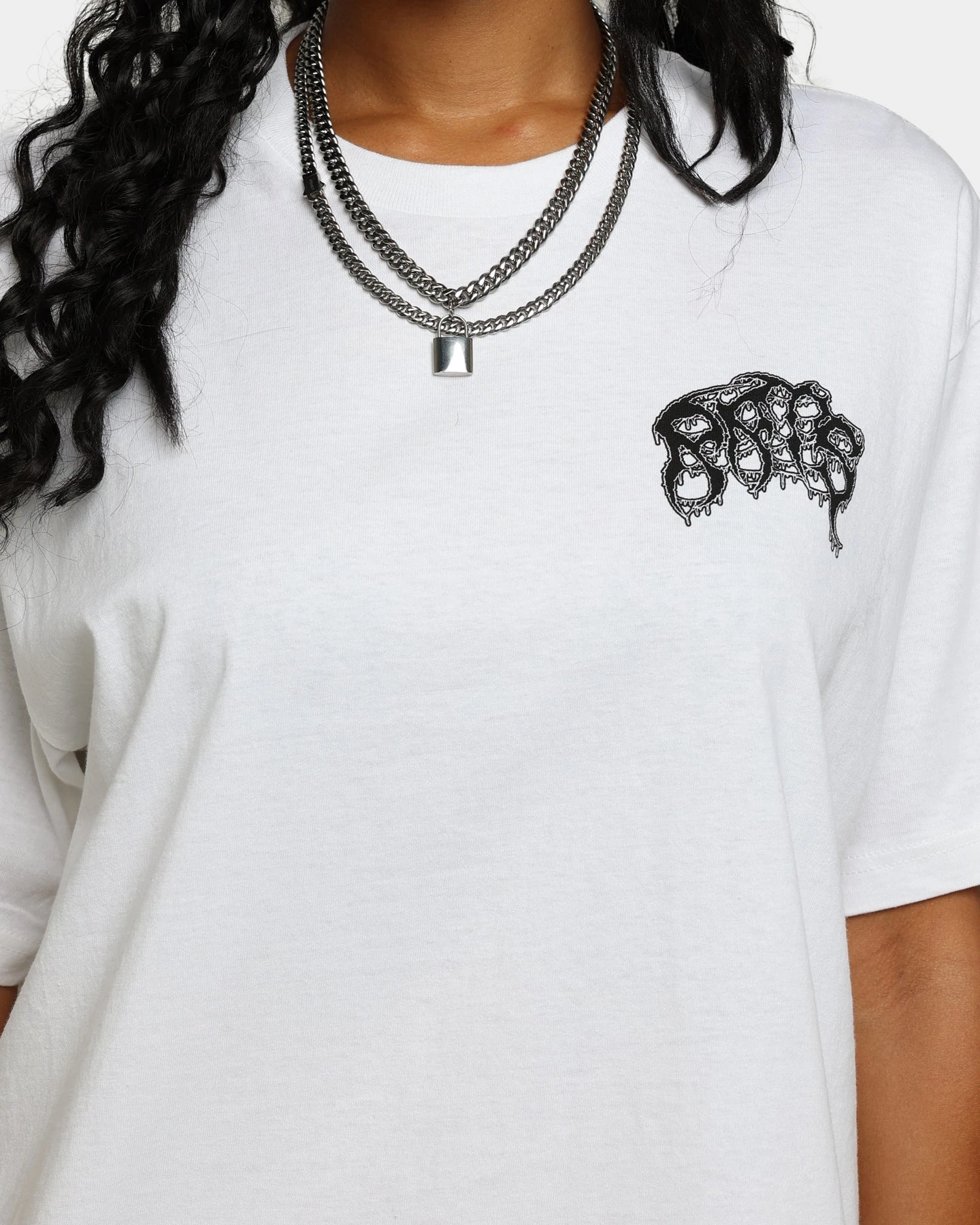 Rats Get Fat Rats Logo T-Shirt White Rats Get Fat Rats Logo T-Shirt White -Mitchell & Ness Shop 02039130 YW100 womens 0030