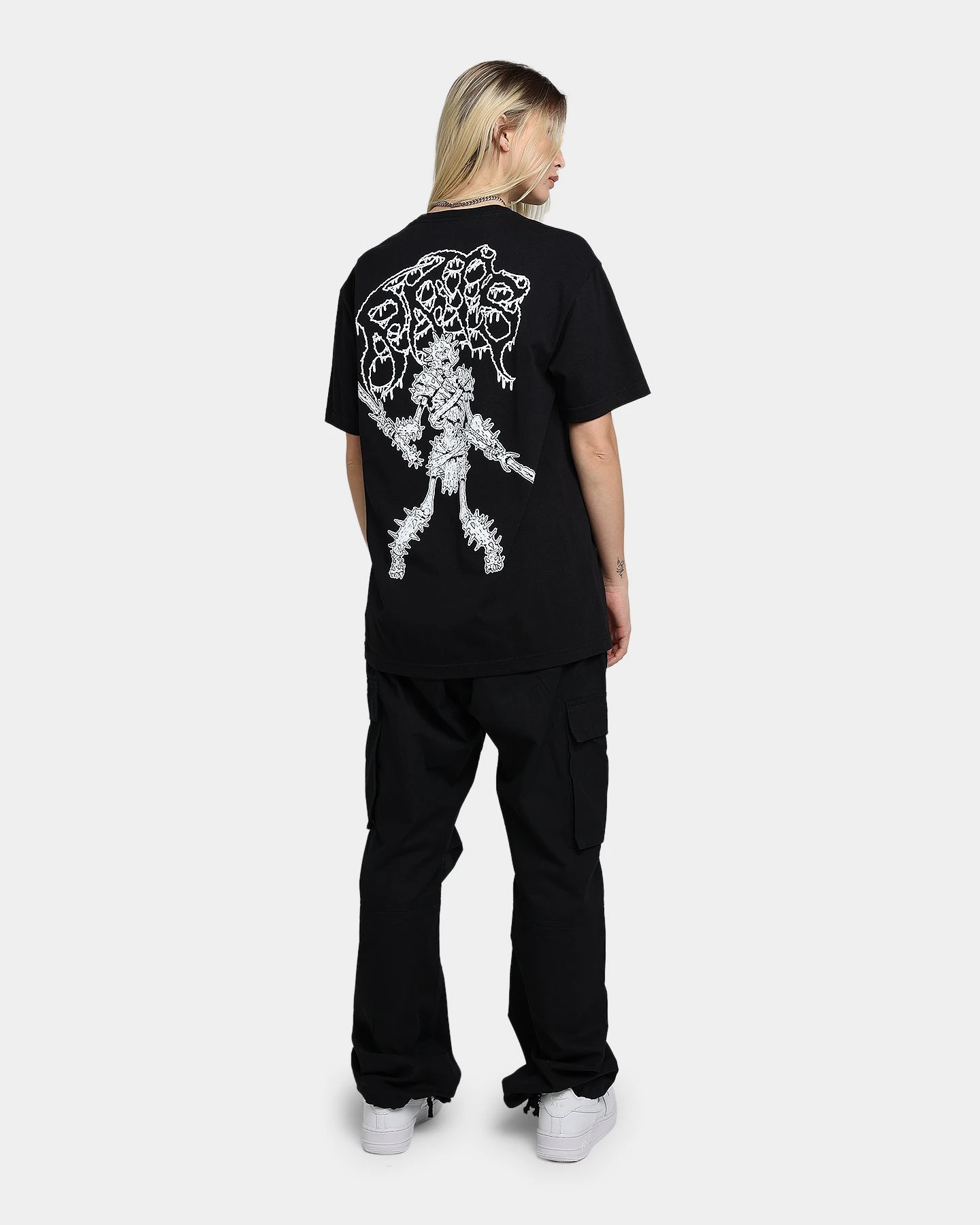 Rats Get Fat X Funeral French Rats Warrior T-Shirt Black Rats Get Fat X Funeral French Rats Warrior T-Shirt Black -Mitchell & Ness Shop 02039133 YB001 womens 0030