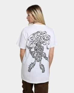 Rats Get Fat X Funeral French Rats Warrior T-Shirt White