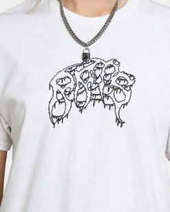 Rats Get Fat X Funeral French Rats Warrior T-Shirt White 5 Rats Get Fat X Funeral French Rats Warrior T-Shirt White -Mitchell & Ness Shop 02039133 YW100 womens 030