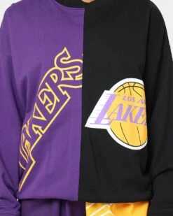 Mitchell & Ness Women's Los Angeles Lakers Big Face 5.0 Crewneck Purple 4 Mitchell & Ness Women's Los Angeles Lakers Big Face 5.0 Crewneck Purple -Mitchell & Ness Shop 02039152 YP200 womens 0030