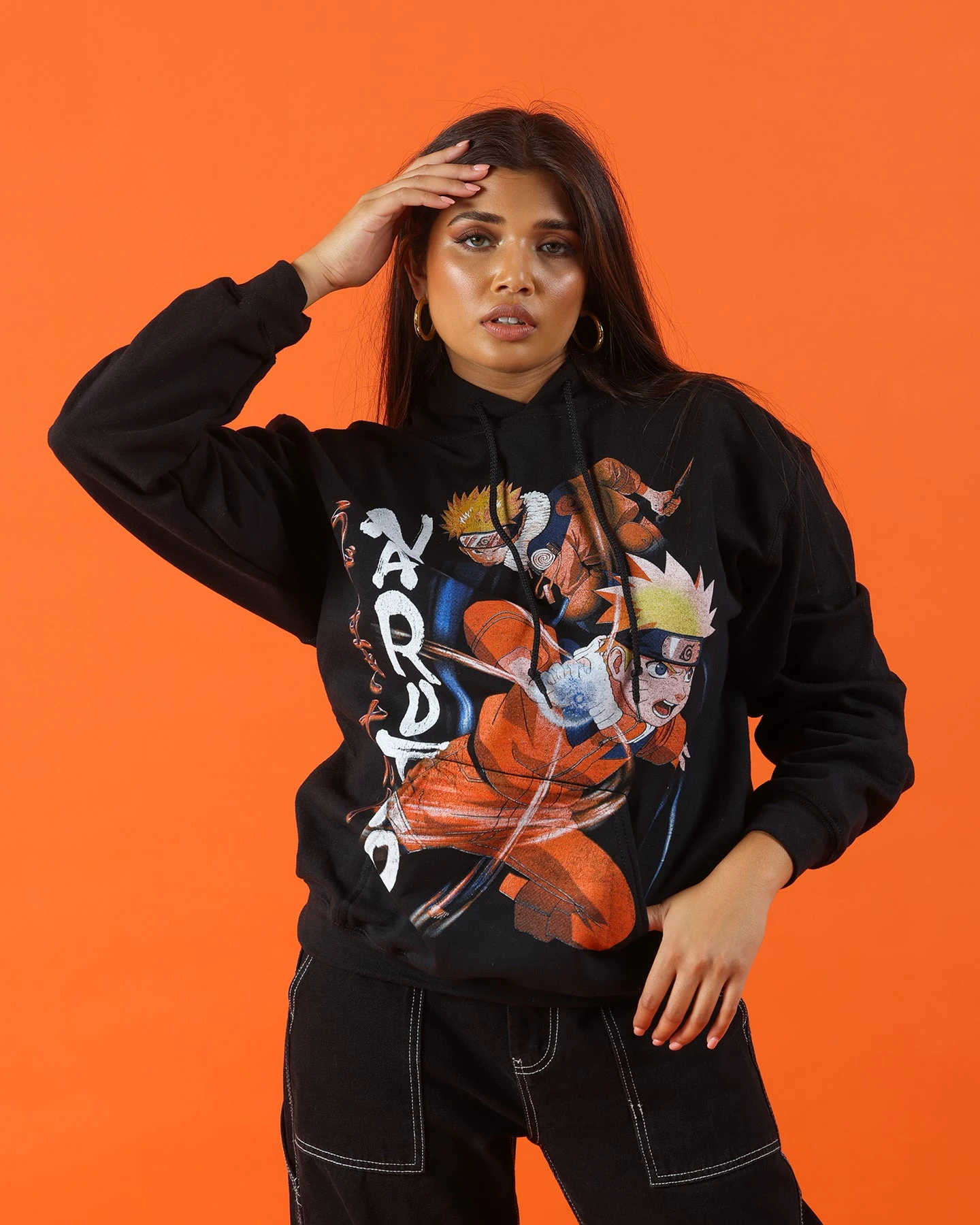 Goat Crew X Naruto Naruto Core Hoodie Black Goat Crew X Naruto Naruto Core Hoodie Black -Mitchell & Ness Shop 02039256 YB001 womens 0010