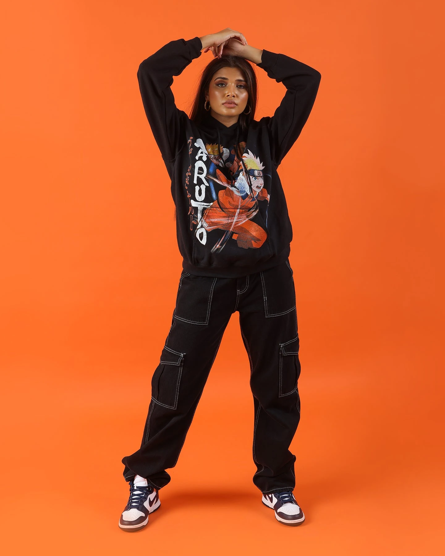 Goat Crew X Naruto Naruto Core Hoodie Black Goat Crew X Naruto Naruto Core Hoodie Black -Mitchell & Ness Shop 02039256 YB001 womens 0070