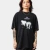 American Thrift X The Exorcist The Exorcist Poster Vintage T-Shirt Black Wash -Mitchell & Ness Shop 02039329 YB295 womens 0010