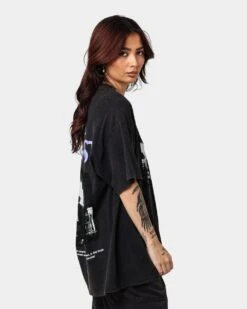 American Thrift X The Exorcist The Exorcist Poster Vintage T-Shirt Black Wash -Mitchell & Ness Shop 02039329 YB295 womens 0050