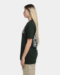 Rats Get Fat Baphomet T-Shirt Forest -Mitchell & Ness Shop 02039335 YF033 womens 060