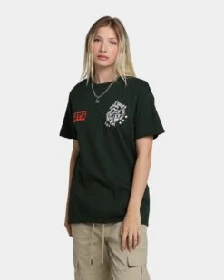 Rats Get Fat Baphomet T-Shirt Forest -Mitchell & Ness Shop 02039335 YF033 womens 080