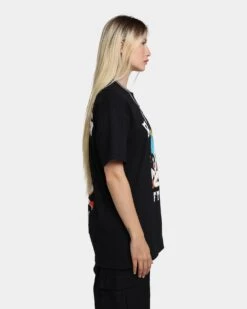 Rats Get Fat FTW T-Shirt Black -Mitchell & Ness Shop 02039339 YB001 womens 050
