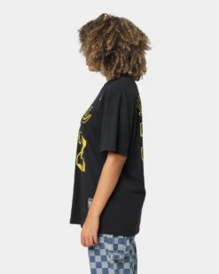 Mitchell & Ness Los Angeles Lakers Magic Johnson #32 N&N Vintage T-Shirt Faded Black -Mitchell & Ness Shop 02039546 YB554 womens 0070