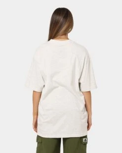 Mitchell & Ness Golden State Warriors XL Arch Vintage T-Shirt White Marle -Mitchell & Ness Shop 02039553 YW274 womens 040