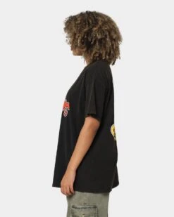 American Thrift X The Warriors Gangs Vintage T-Shirt Black Wash -Mitchell & Ness Shop 02039658 YB295 womens 0070