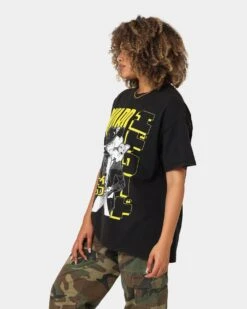 Goat Crew X Cowboy Bebop Edward Vintage T-Shirt Washed Black -Mitchell & Ness Shop 02039711 YW607 womens 0060