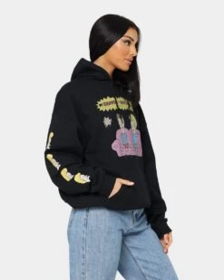 American Thrift American Thrift X Beavis & Butthead Couch Hoodie Black -Mitchell & Ness Shop 02039809 YB001 womens 0050