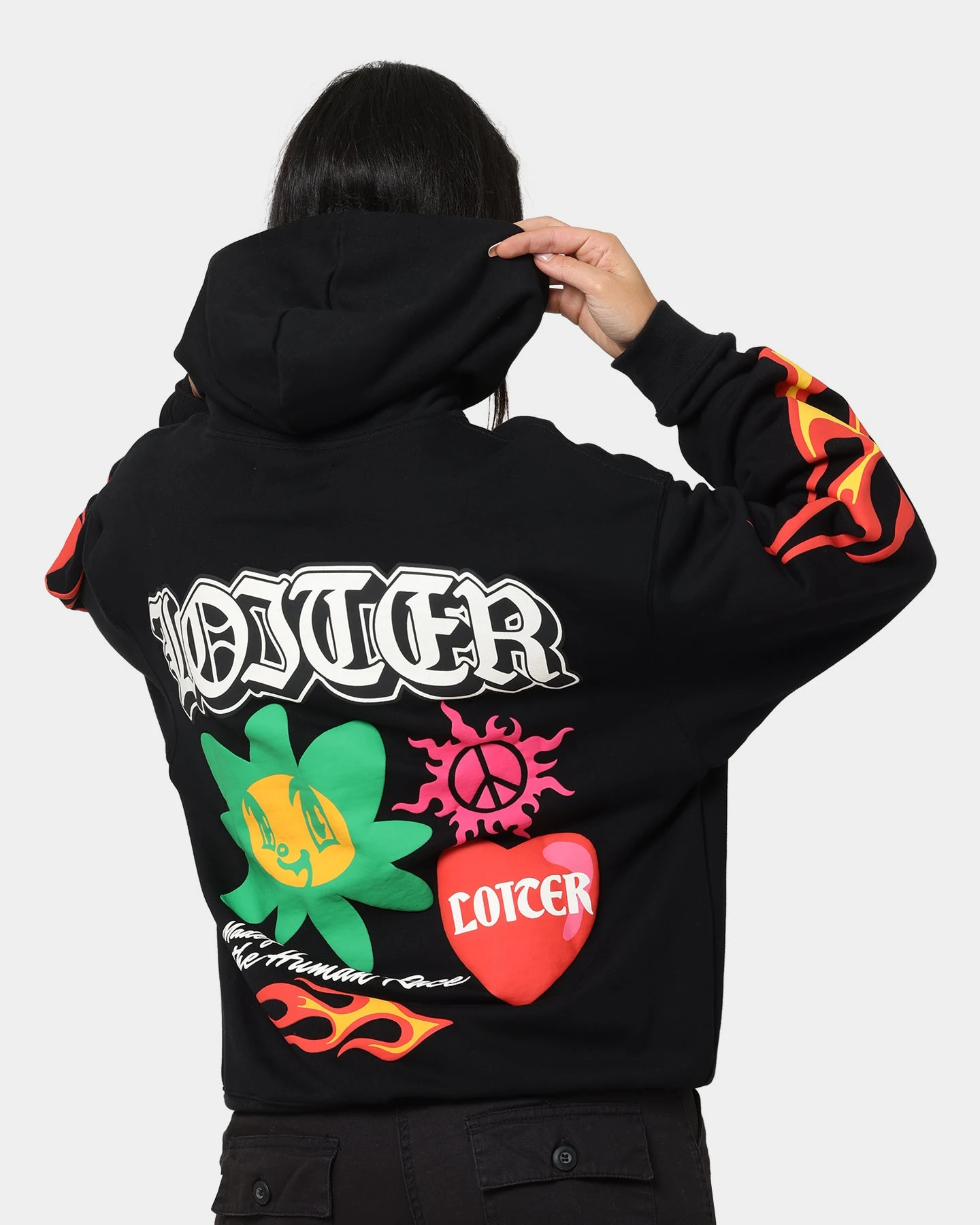 Loiter Euphoric Hoodie Black