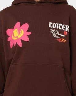 Loiter Euphoric Hoodie Brown 5 Loiter Euphoric Hoodie Brown -Mitchell & Ness Shop 02039931 YX300 womens 0040