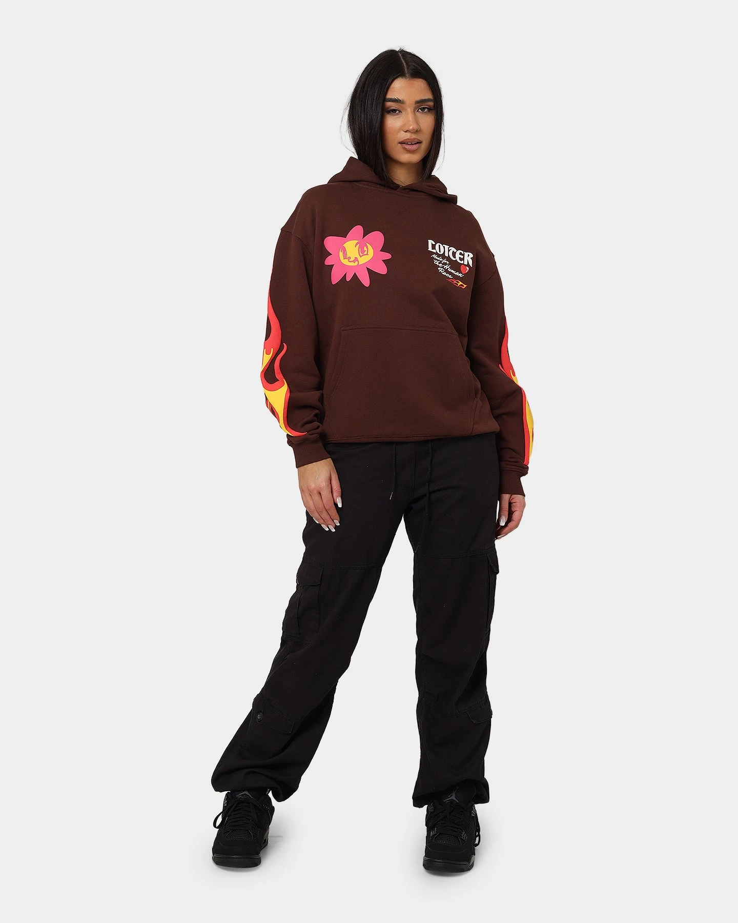 Loiter Euphoric Hoodie Brown Loiter Euphoric Hoodie Brown -Mitchell & Ness Shop 02039931 YX300 womens 0080