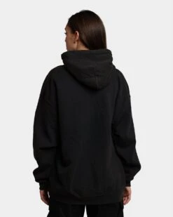 Goat Crew X InuYasha Kagome Vintage Hoodie Black Wash -Mitchell & Ness Shop 02039944 YB295 womens 0040