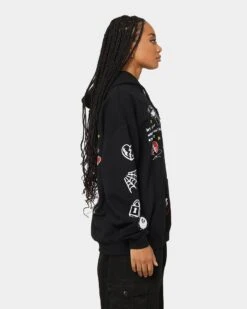 Rats Get Fat No Hope Hoodie Black -Mitchell & Ness Shop 02039978 YB001 womens 0050