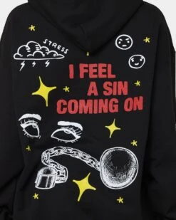 Rats Get Fat Sinners Hoodie Black -Mitchell & Ness Shop 02039980 YB001 womens 0050