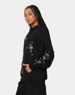 Rats Get Fat Sinners Hoodie Black -Mitchell & Ness Shop 02039980 YB001 womens 0070